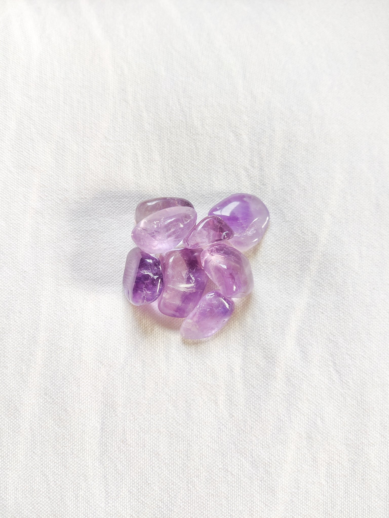 Clear on sale purple stone