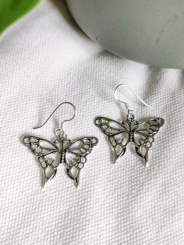 Sterling Silver Butterfly Earrings